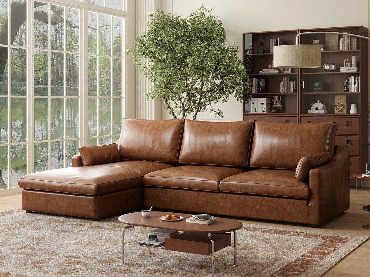 Yantabulla Real Leather Sofa