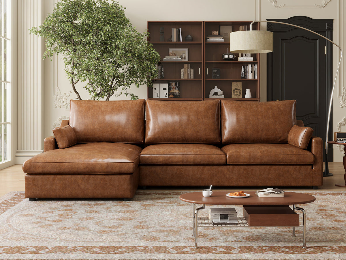 Yantabulla Real Leather Sofa