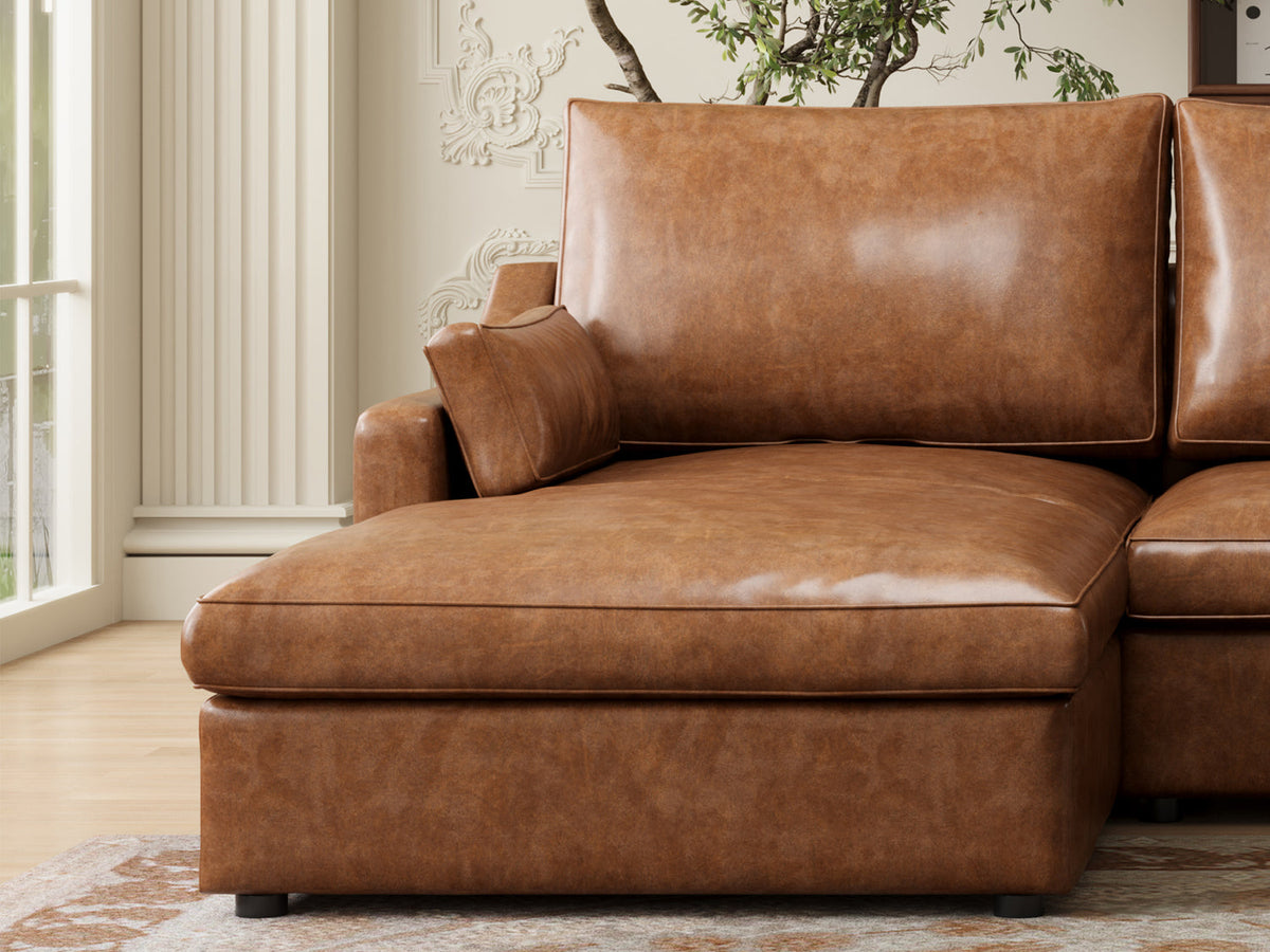 Yantabulla Real Leather Sofa