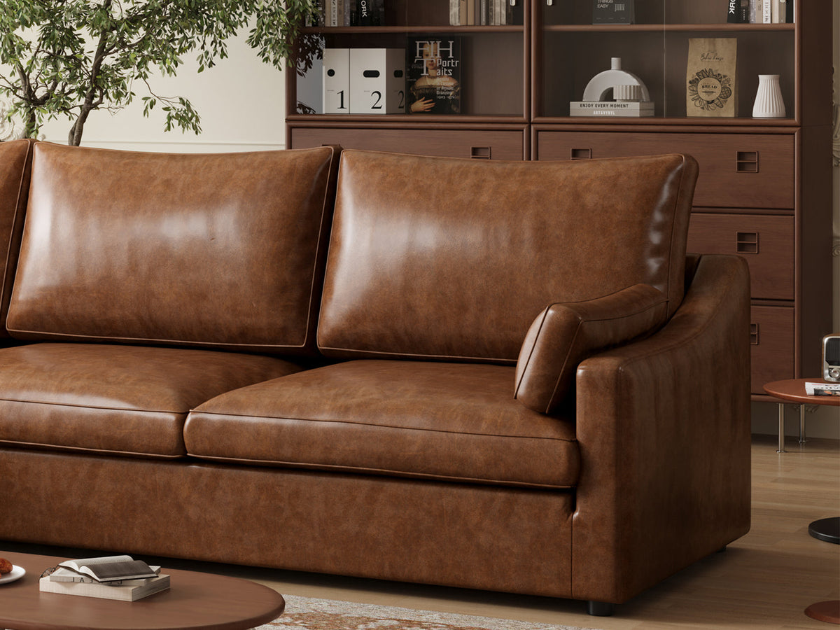 Yantabulla Real Leather Sofa