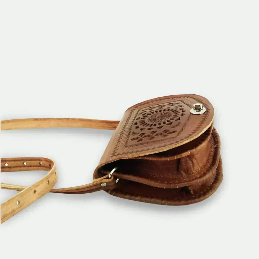 Leather Hand Bags For women Brown