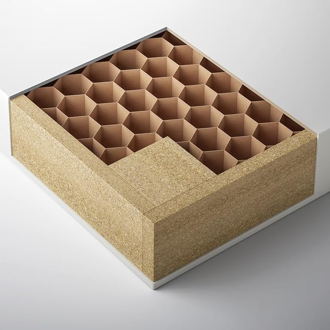 Rectangular White Coffee Table - 90x55 cm