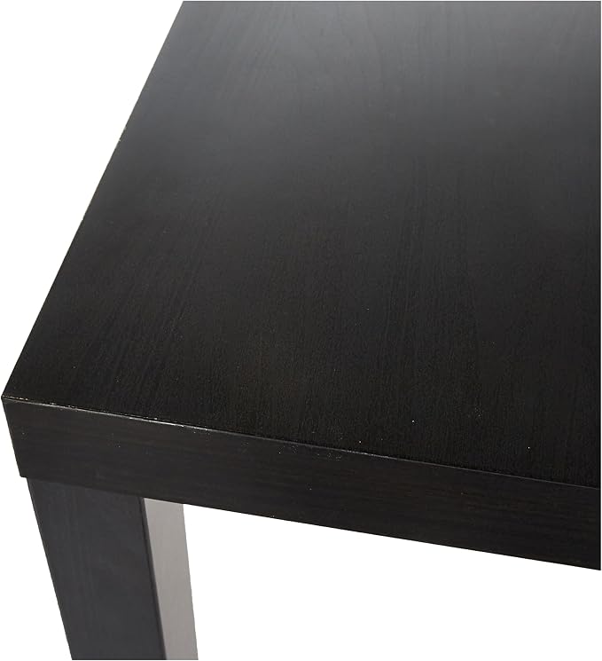 Small Square Coffee Table - Side Table Black