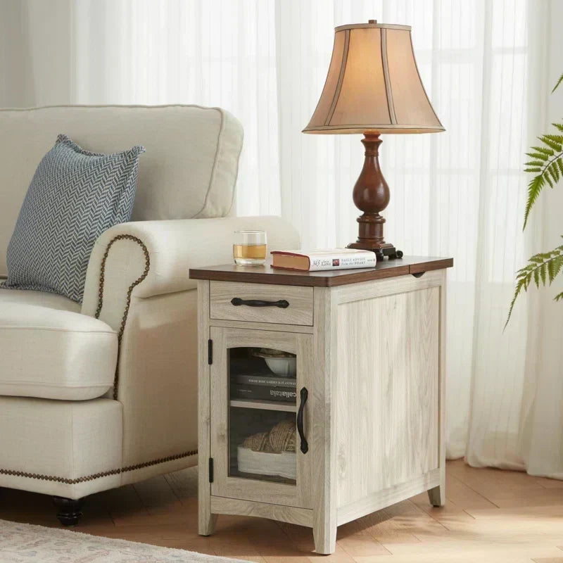 Brown Top White Base