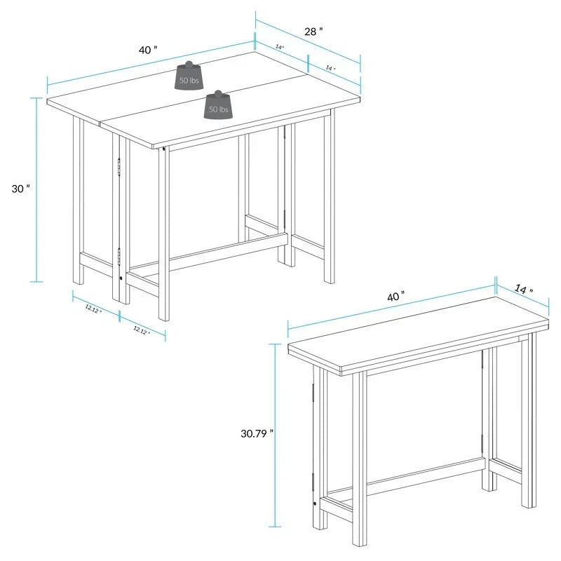 Breshaun Extendable Pine Dining Table