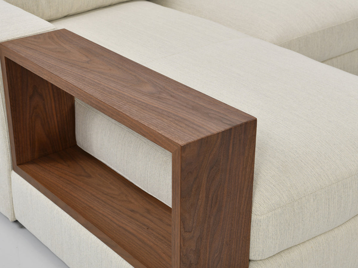 Veron Wireless Charger Wooden modern chaise lounge