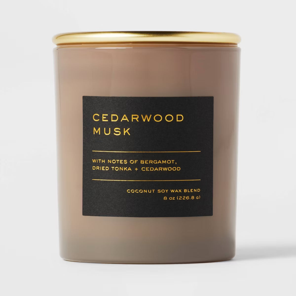 Cedarwood Musk Black Label Jar Candle
