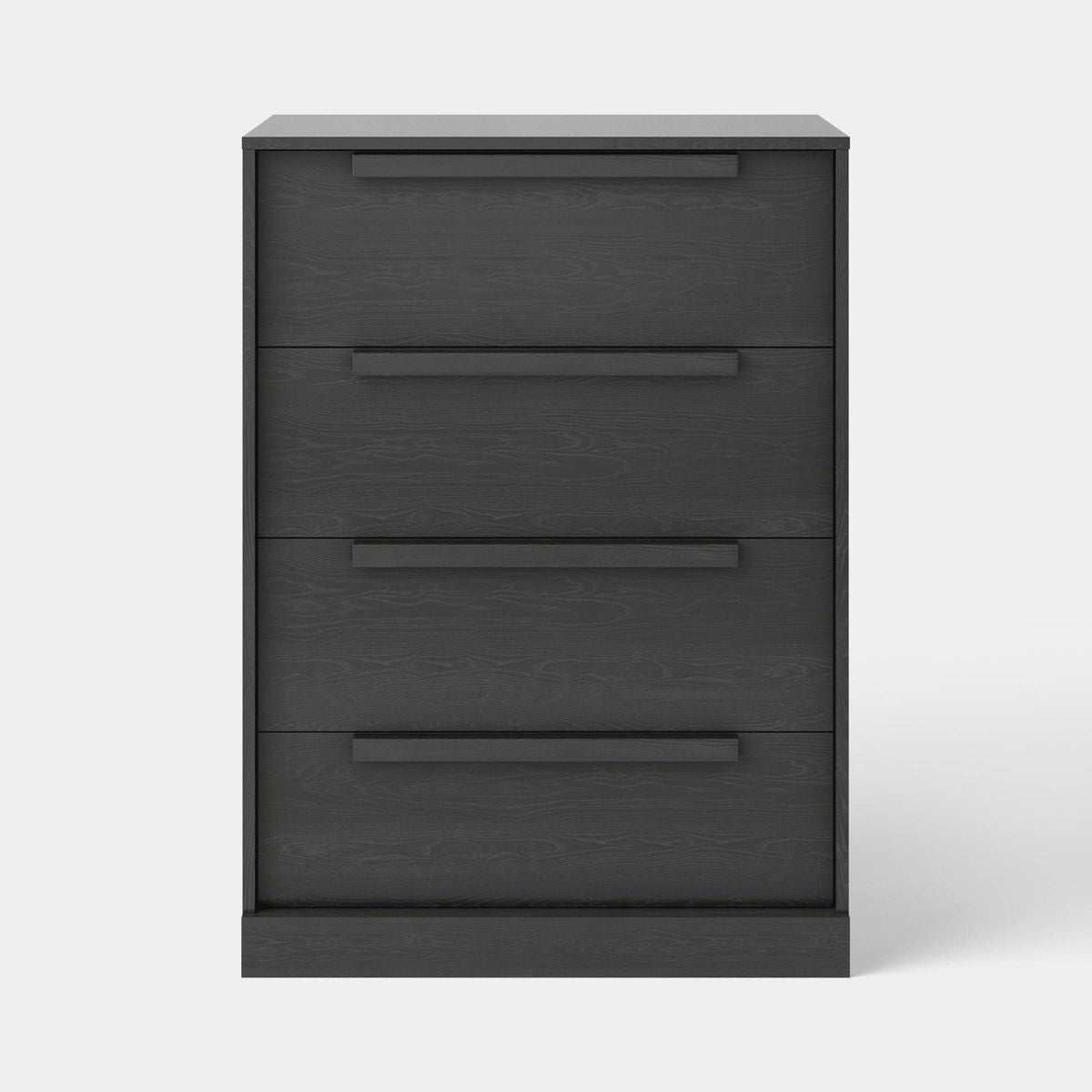 Modern 4 Drawer Dresser Black - Room Essentials
