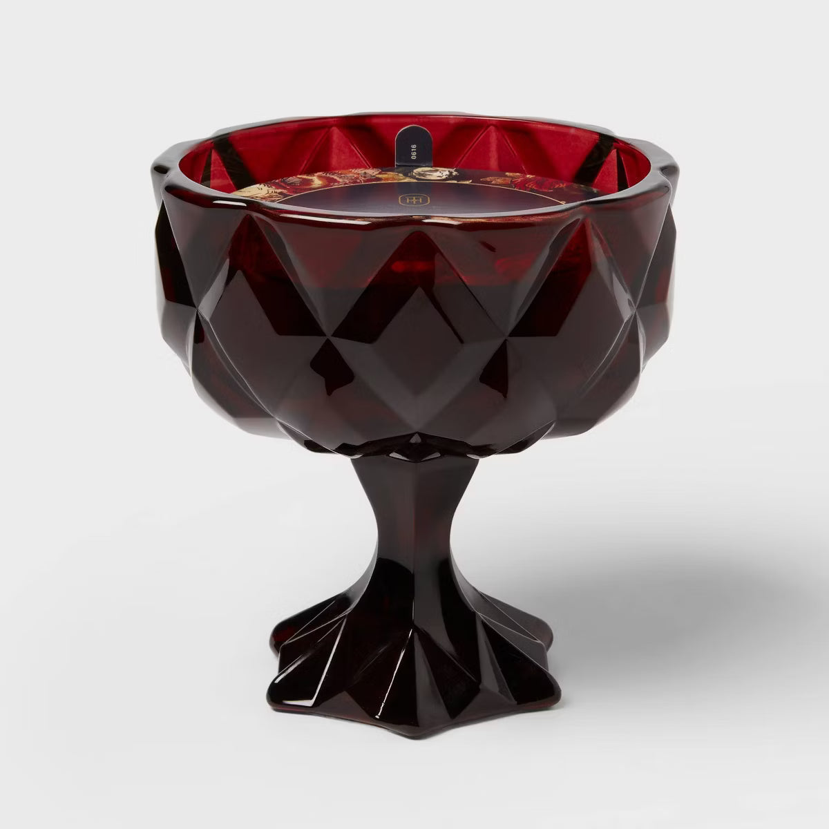 7oz Faceted Coup Haunt Couture Glass Filled