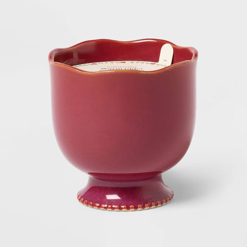 Ceramic Jar Candle Warm Cider & Cinnamon