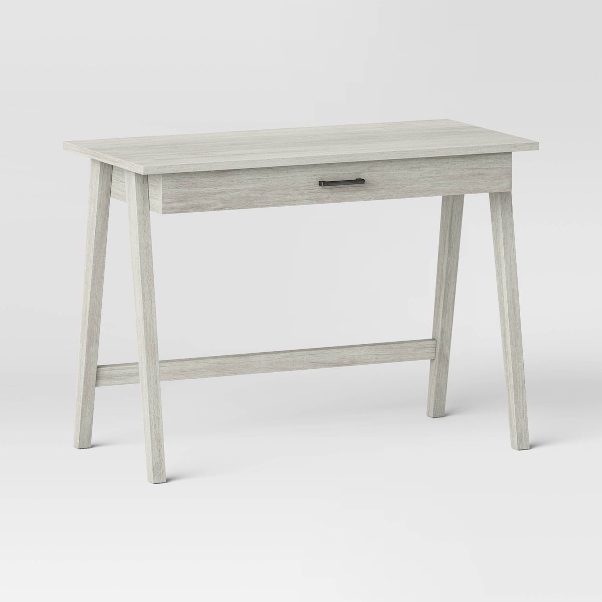 Paulo Wood Writing Desk with Drawer Off White - Threshold