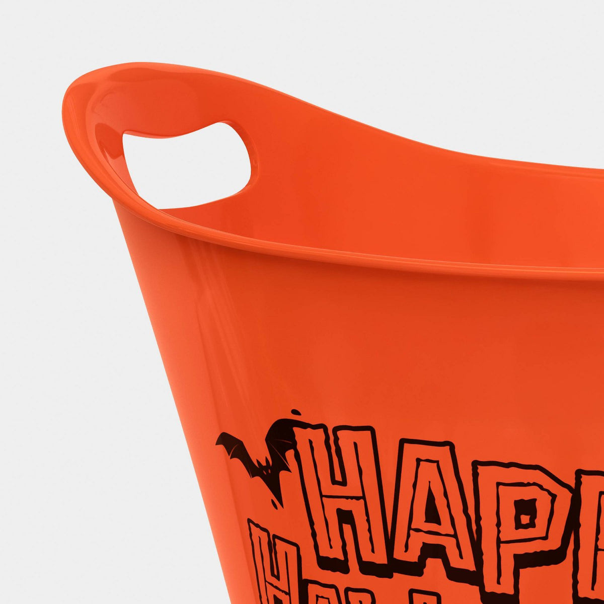 3L Plastic 'Happy Halloween' Beverage Tub Orange - image 4