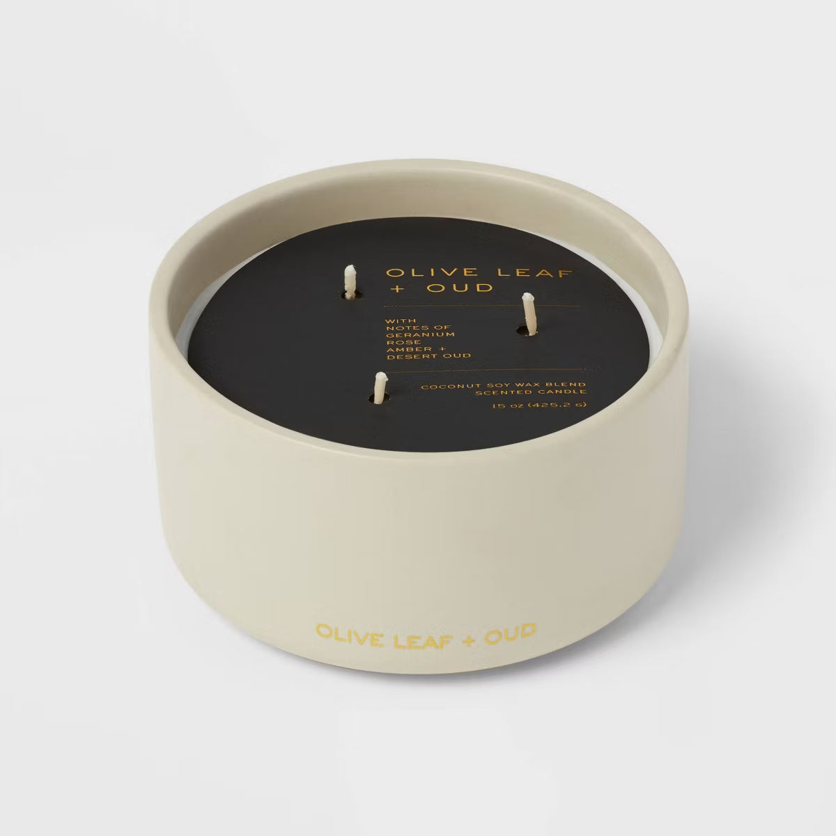 Olive leaf & Oud Black Label Jar Candle