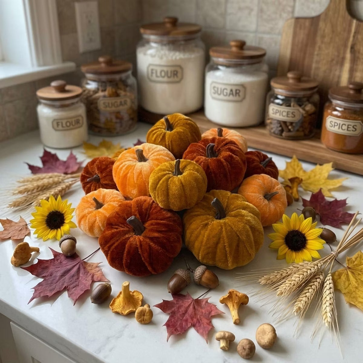 Pumpkin Decor for Autumn, Fall