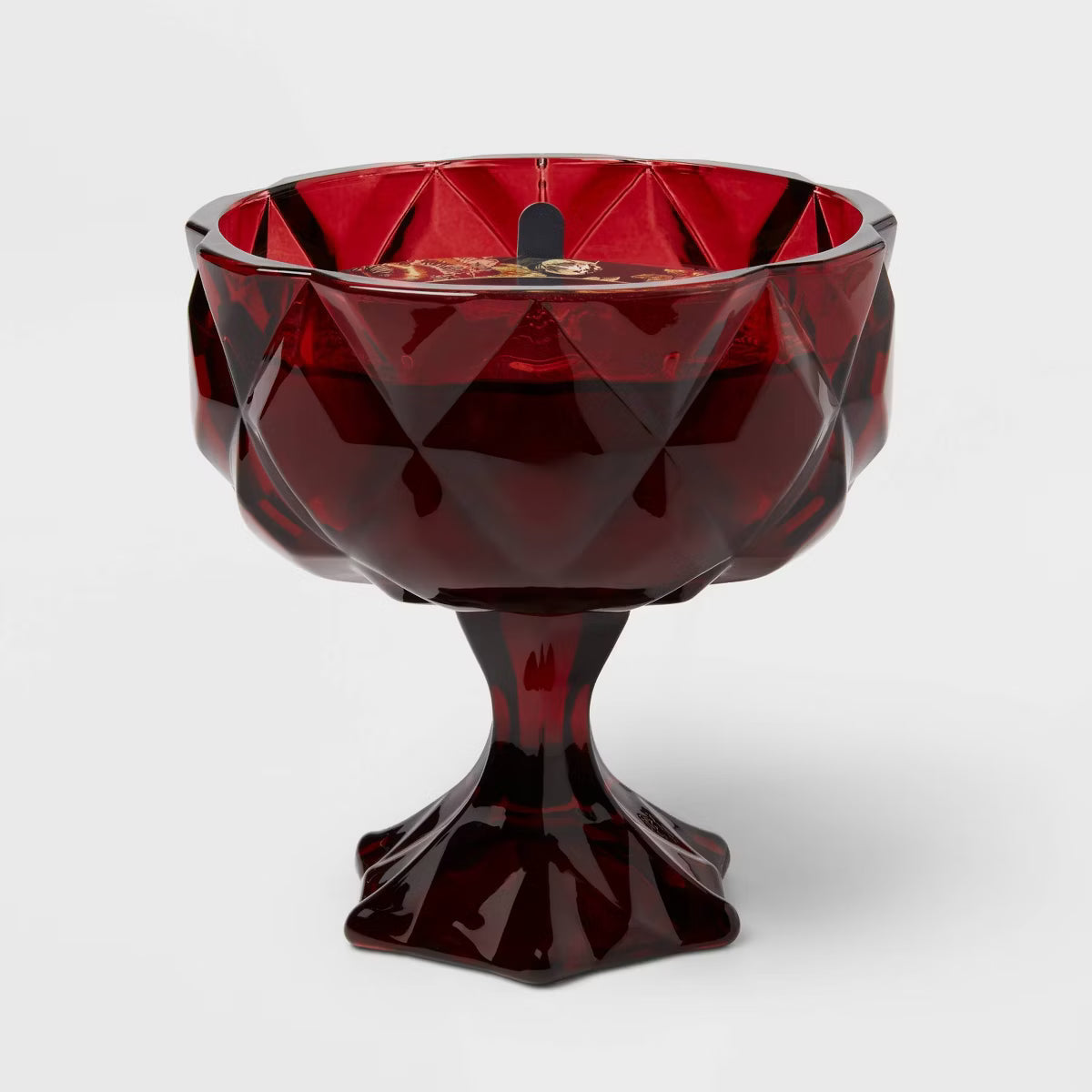 14.5oz Faceted Coup Haunt Couture Glass Filled