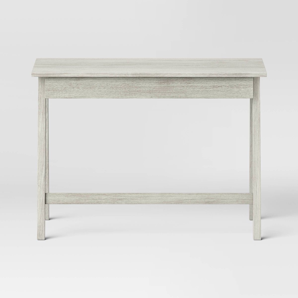 Paulo Wood Writing Desk with Drawer Off White - Threshold