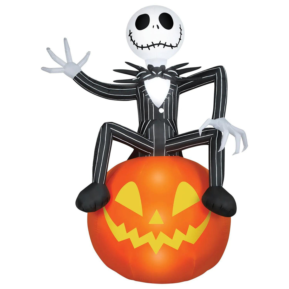 Giant Skeleton Pumpkin Inflatable Halloween Decoration - Halloween decor