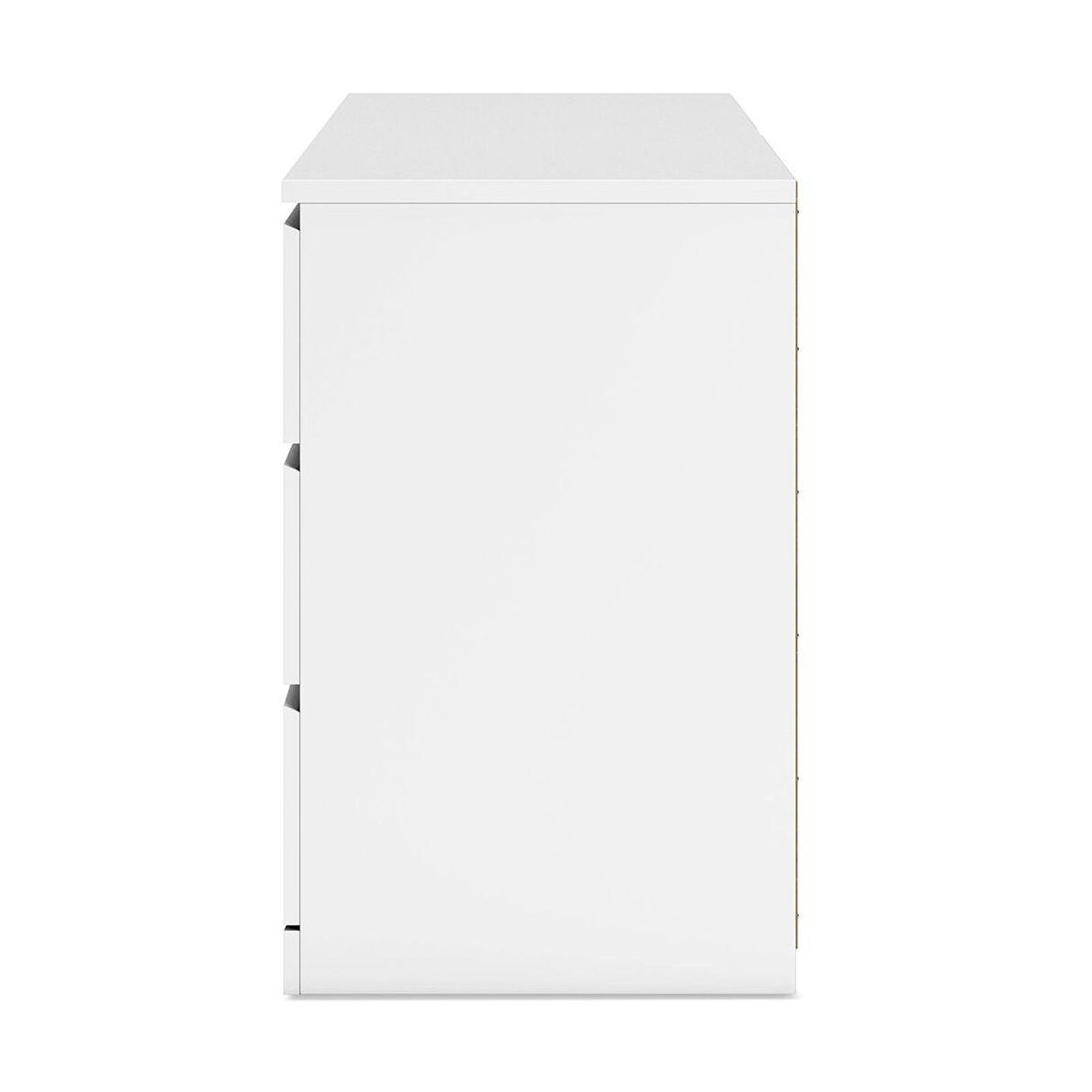 Onita Modern 6 Drawer Dresser, White