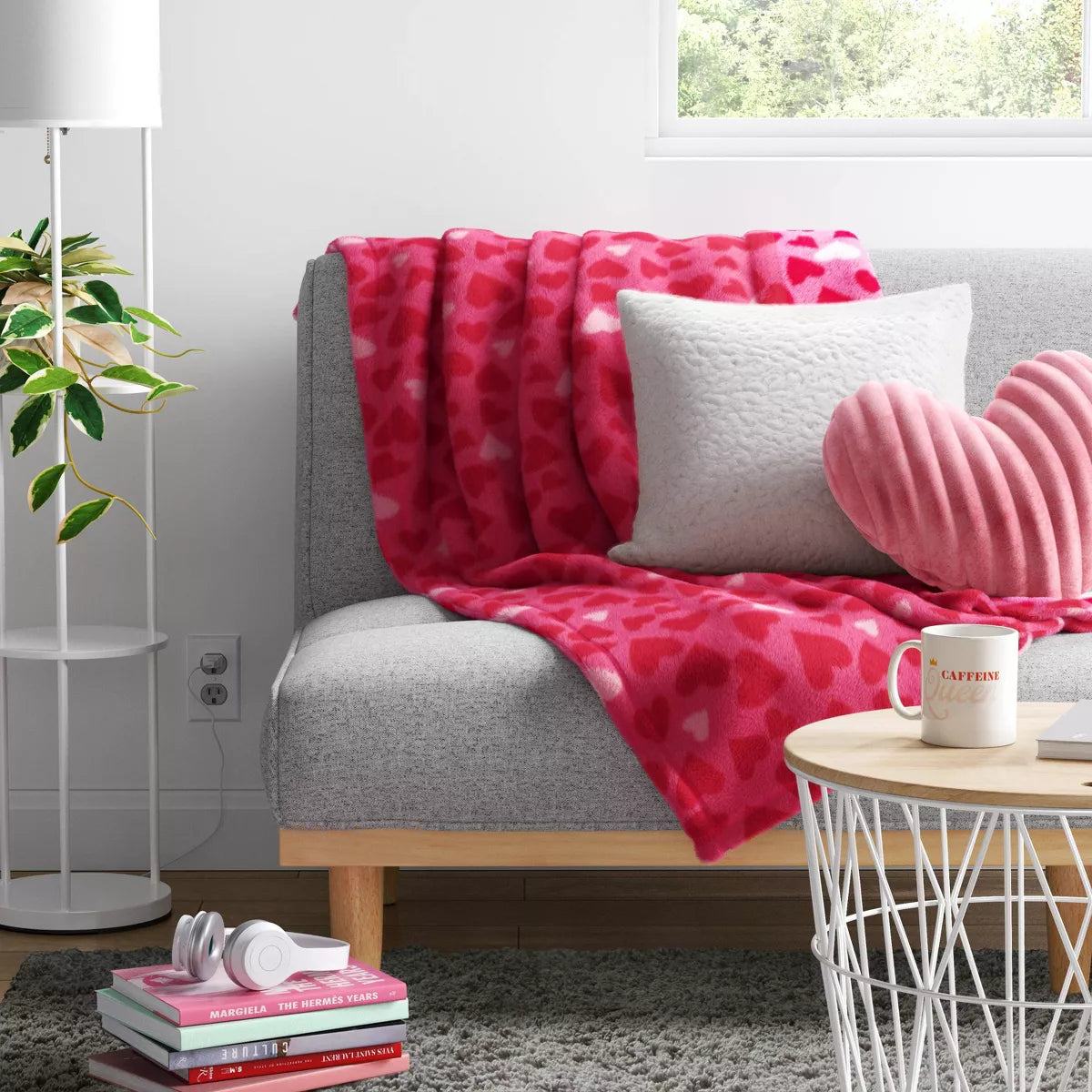 Recycled Printed Plush Throw