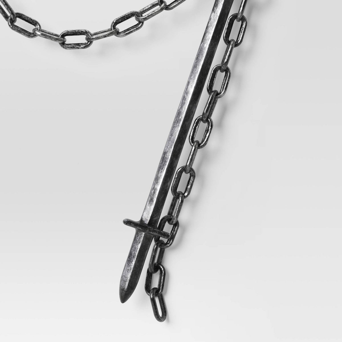 3 Foot Bat Chain Yard Fence Stakes Halloween Prop - image 3