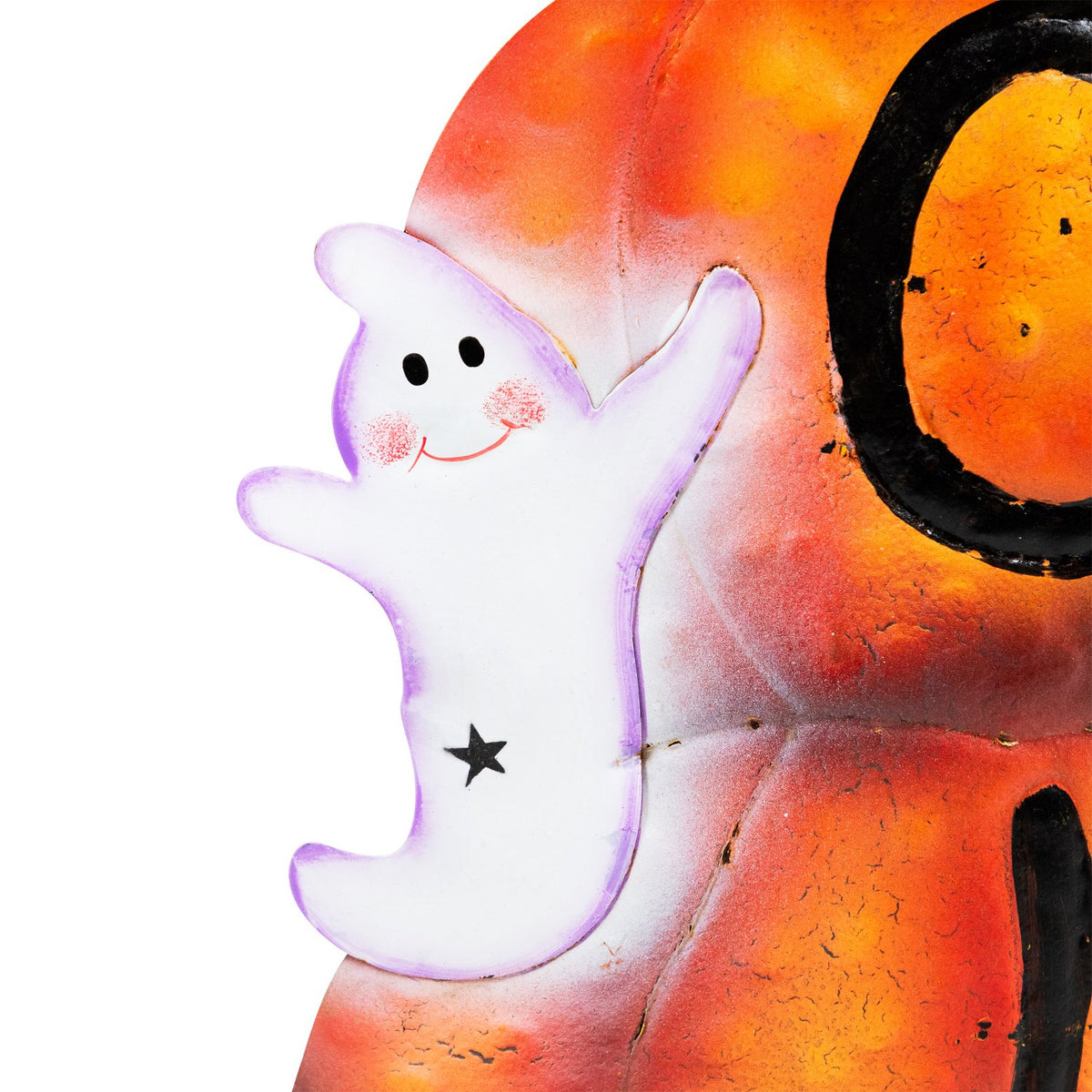 Stacked Boo Pumpkins with Ghosts Metal Halloween Porch Sign - 33 Inch - image 5