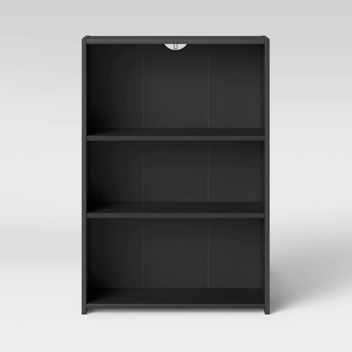 3 Shelf Dorm Bookcase Black - Room Essentials