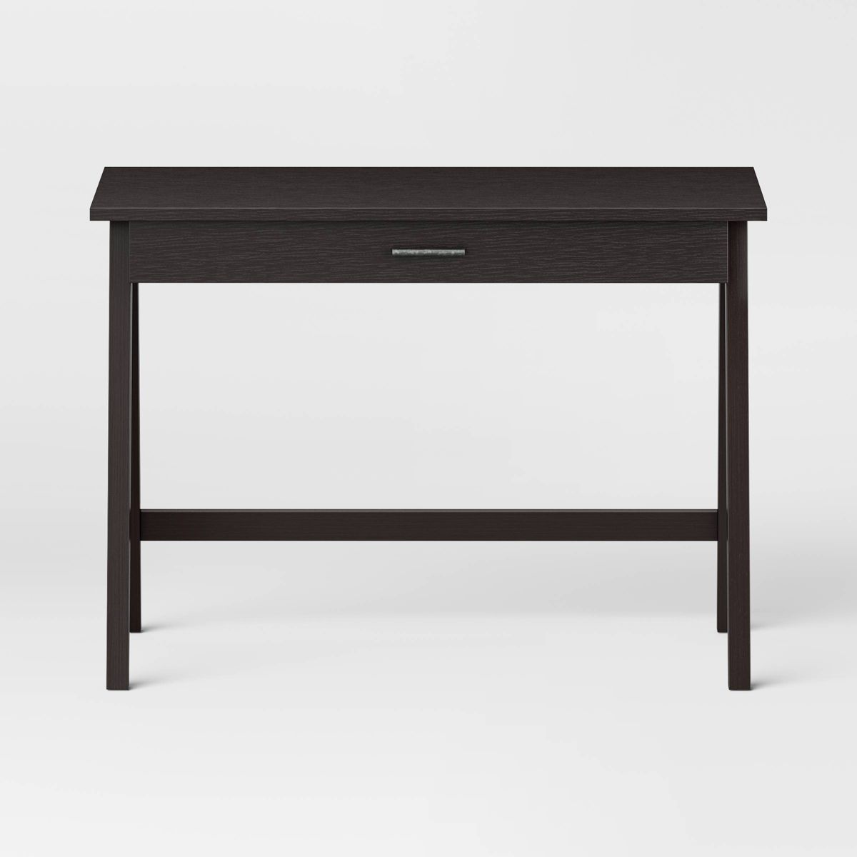 Paulo Wood Writing Desk with Drawer Black - Threshold