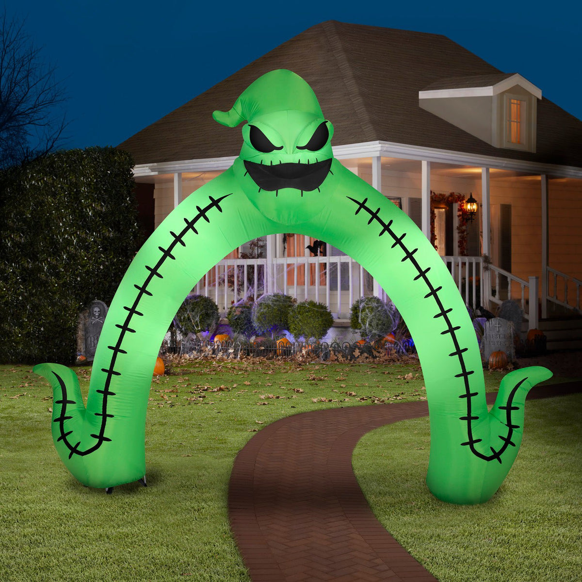 10 Foot Haunted Archway Airblown Inflatable Halloween Decoration - image 2