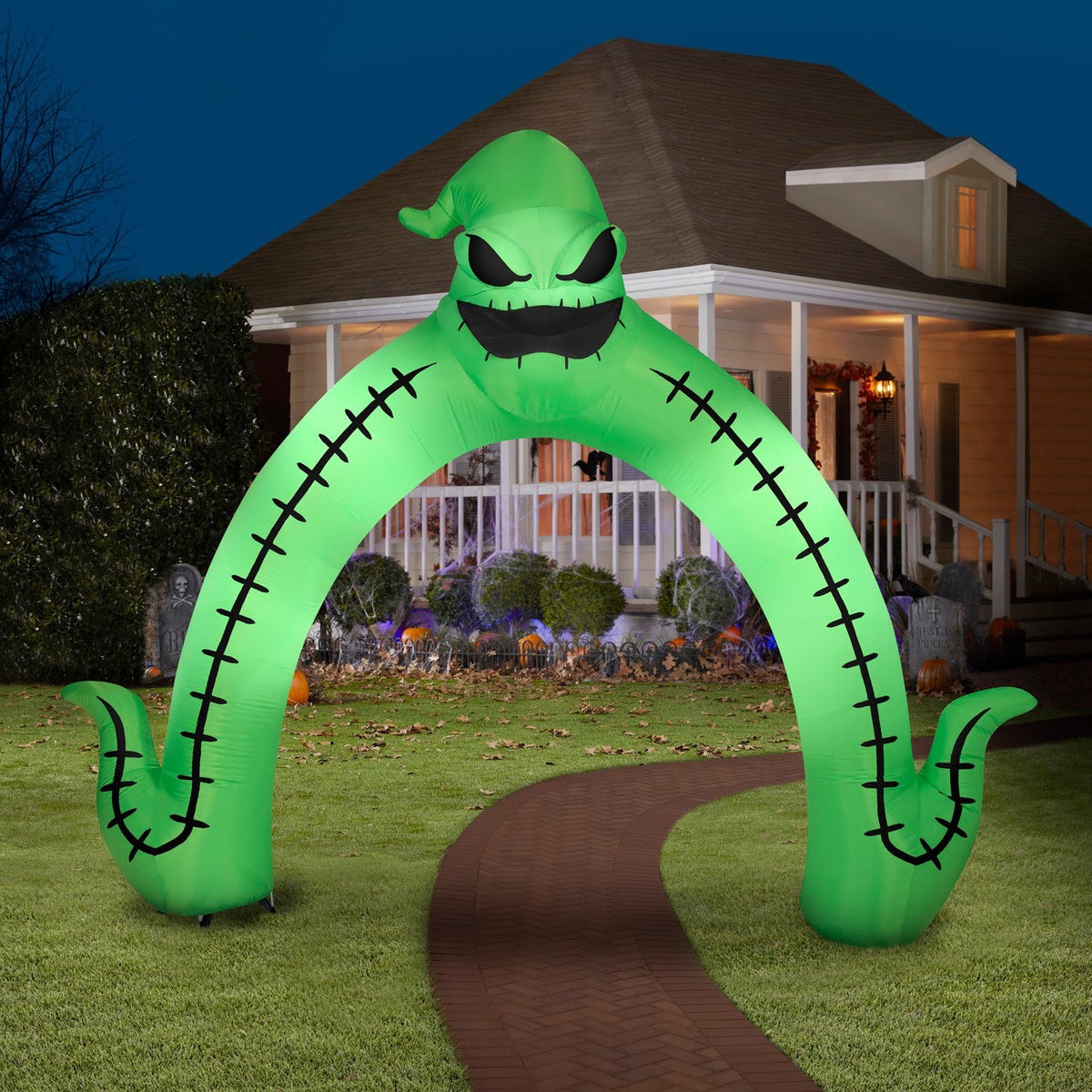 10 Foot Haunted Archway Airblown Inflatable Halloween Decoration - image 2