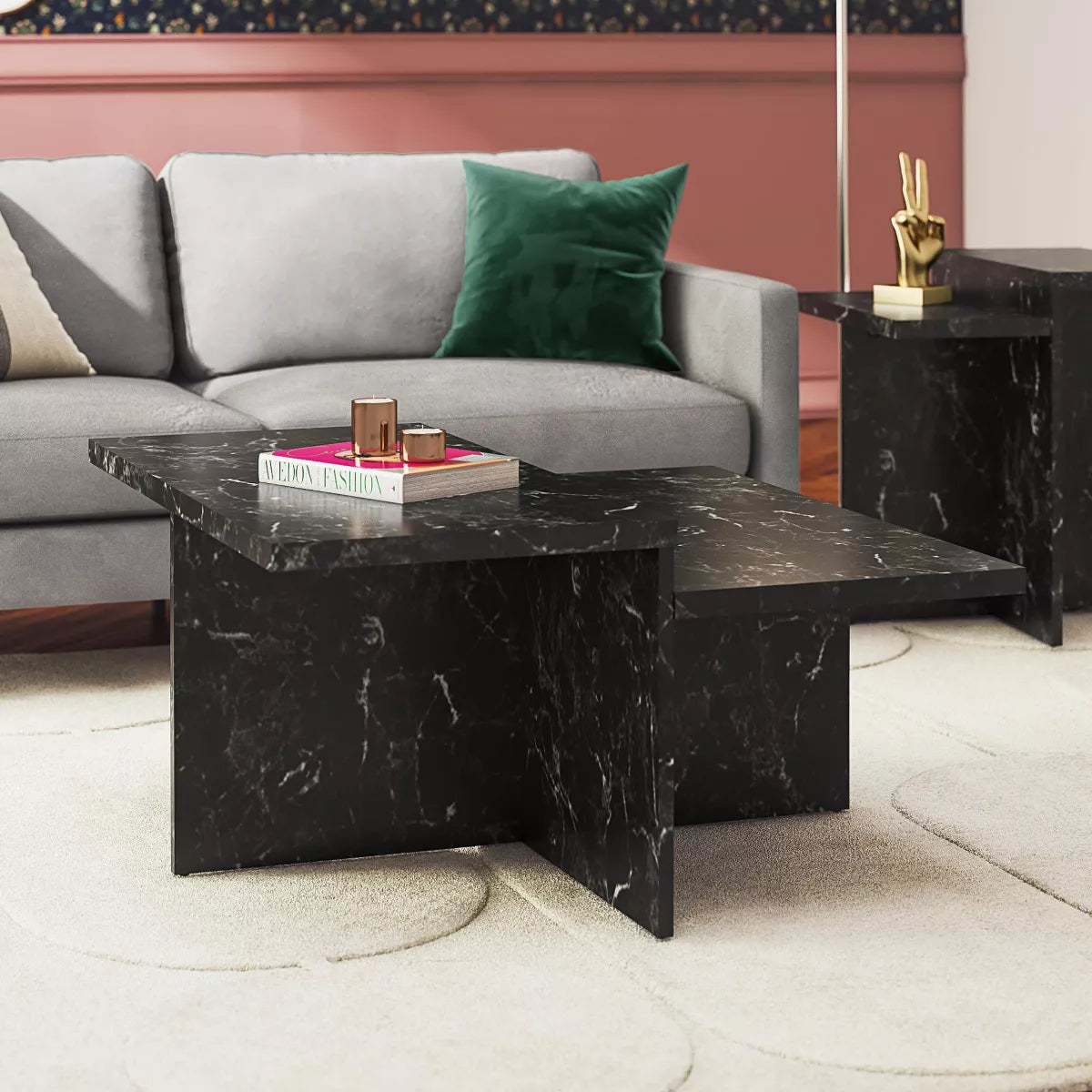black marbles