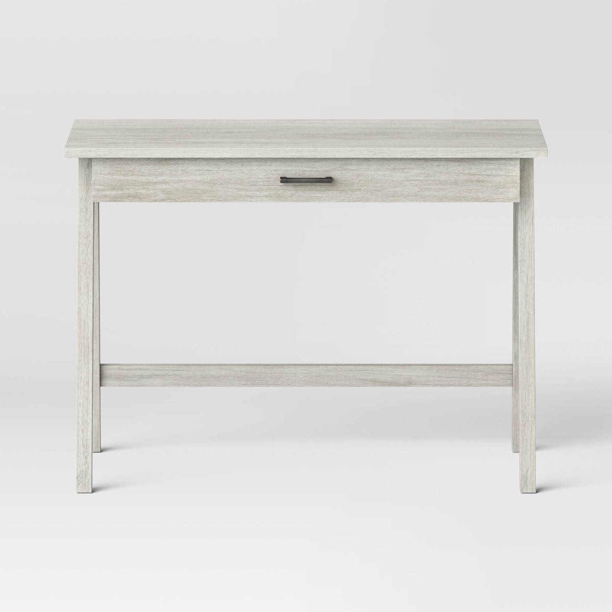 Paulo Wood Writing Desk with Drawer Off White - Threshold