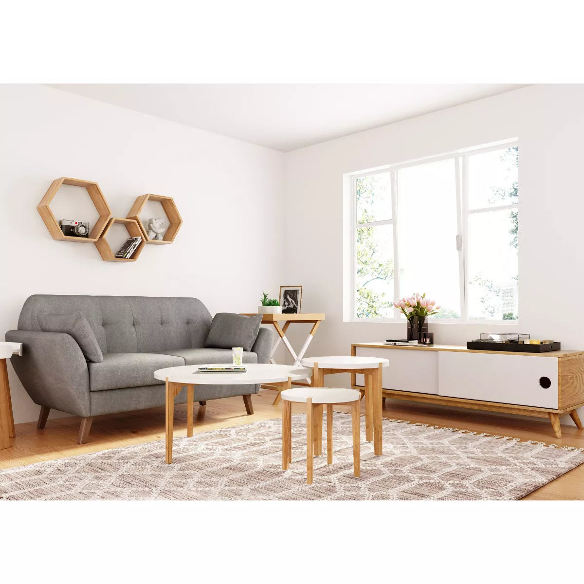 Abacus Round Coffee Table
