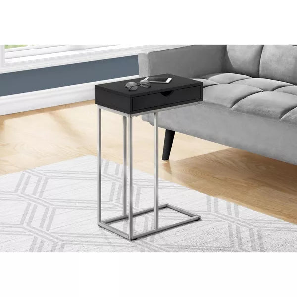 Black Grey bohemian side table
