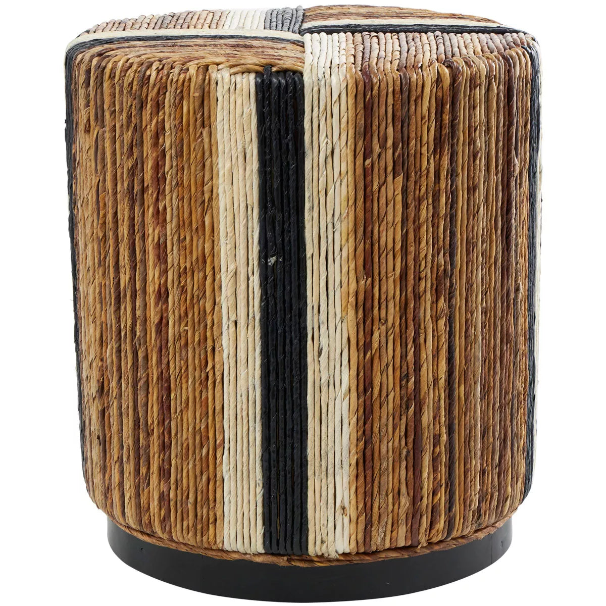 Handmade Linear Wrapped bohemian side table