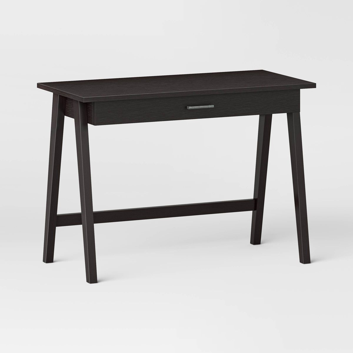 Paulo Wood Writing Desk with Drawer Black - Threshold