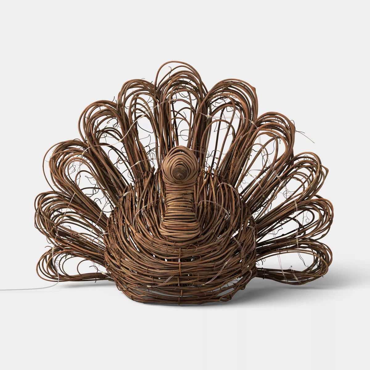 Large Woven Lit Fall Turkey
