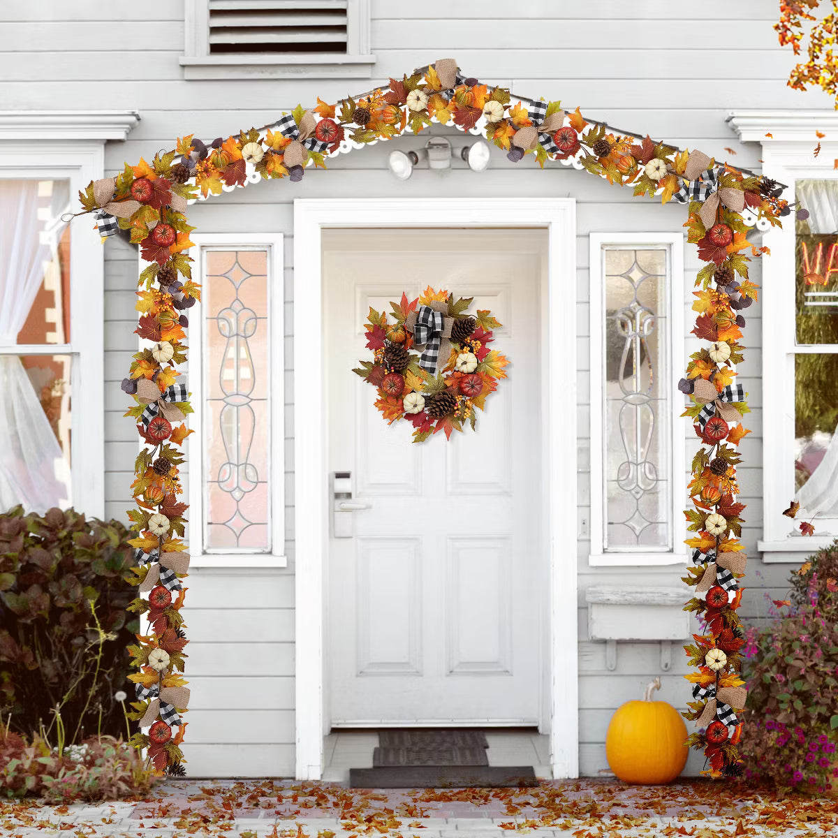 6 Ft Thanksgiving Fall Garland Decor