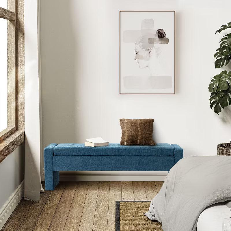 Jaime 55.1 Wide Storage Bench|