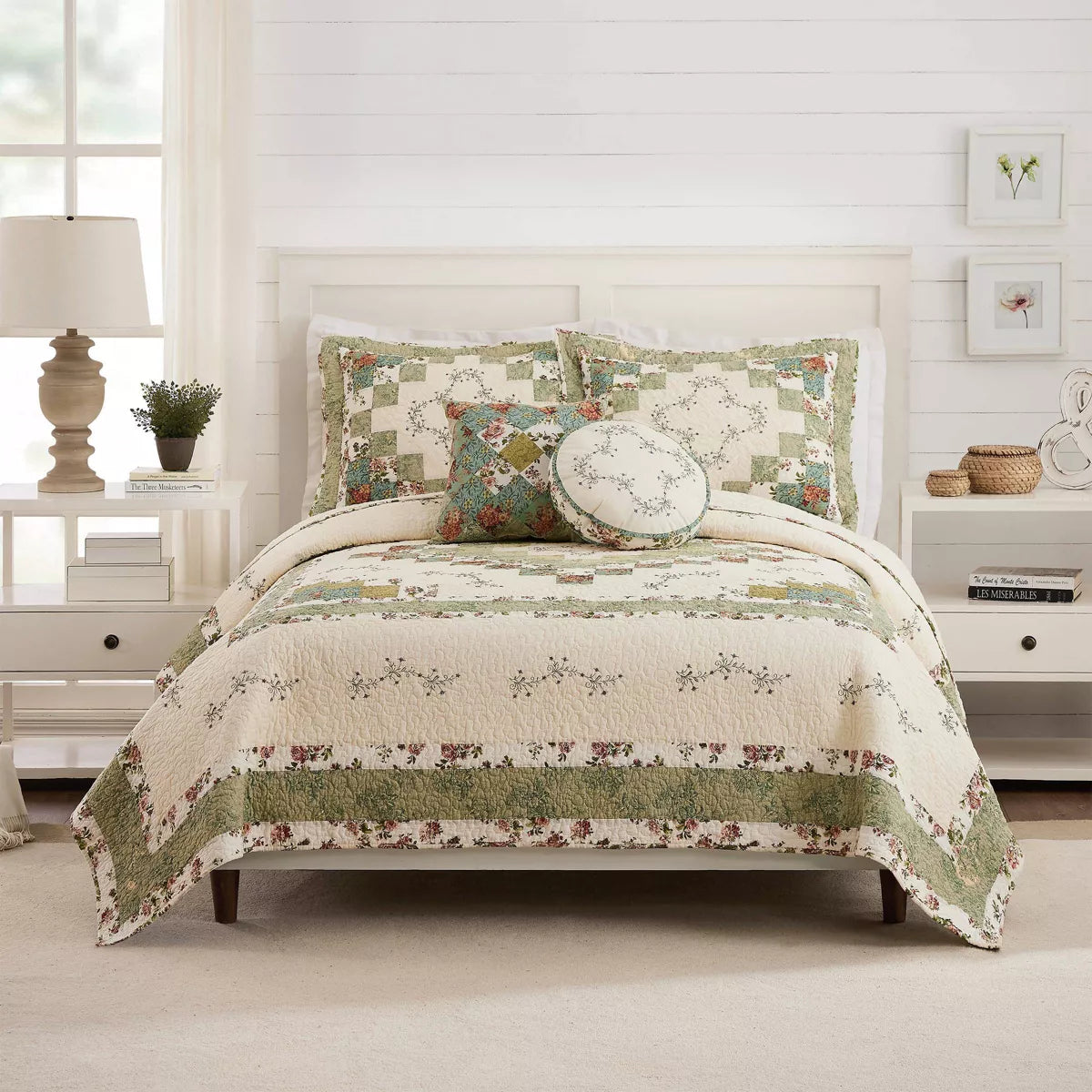 Quilt Bedding Set Green