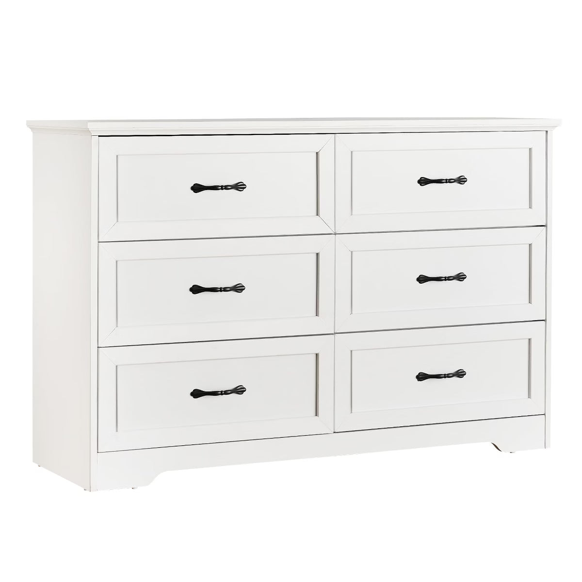 6-Drawer Dresser, Wooden Tall Chest
