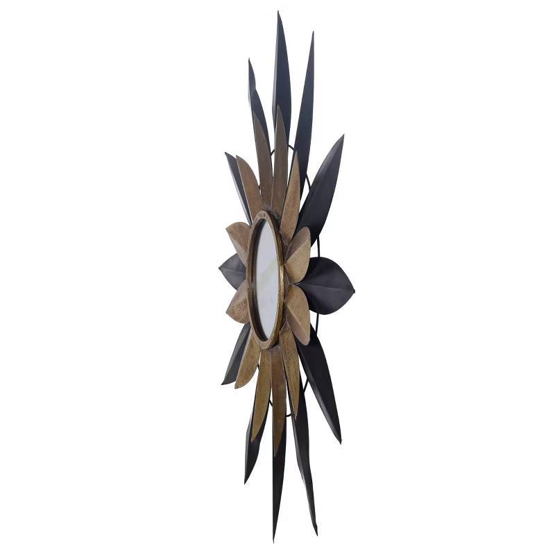 Star Struck Metal Wall Mirror Gold