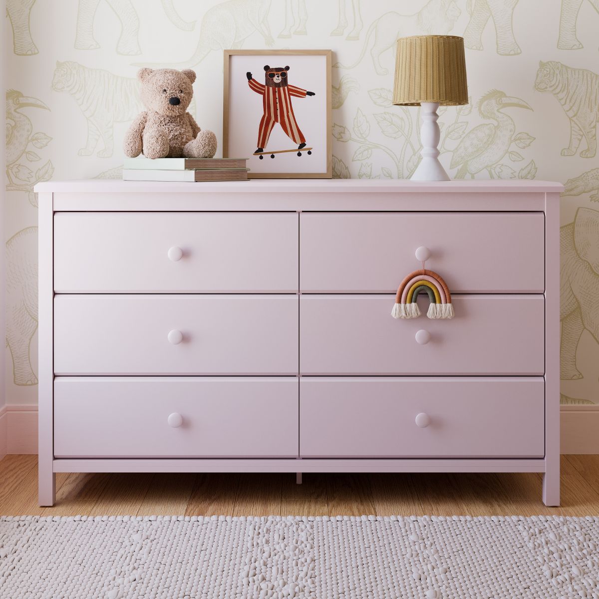 Storkcraft Alpine 6-Drawer Dresser Blush - Storkcraft