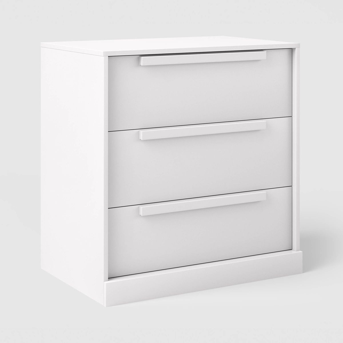 Modern 3 Drawer Dresser White - Room Essentials