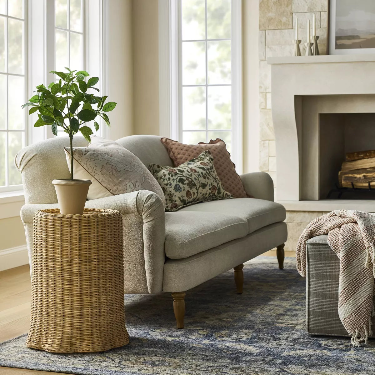 Scalloped Rattan