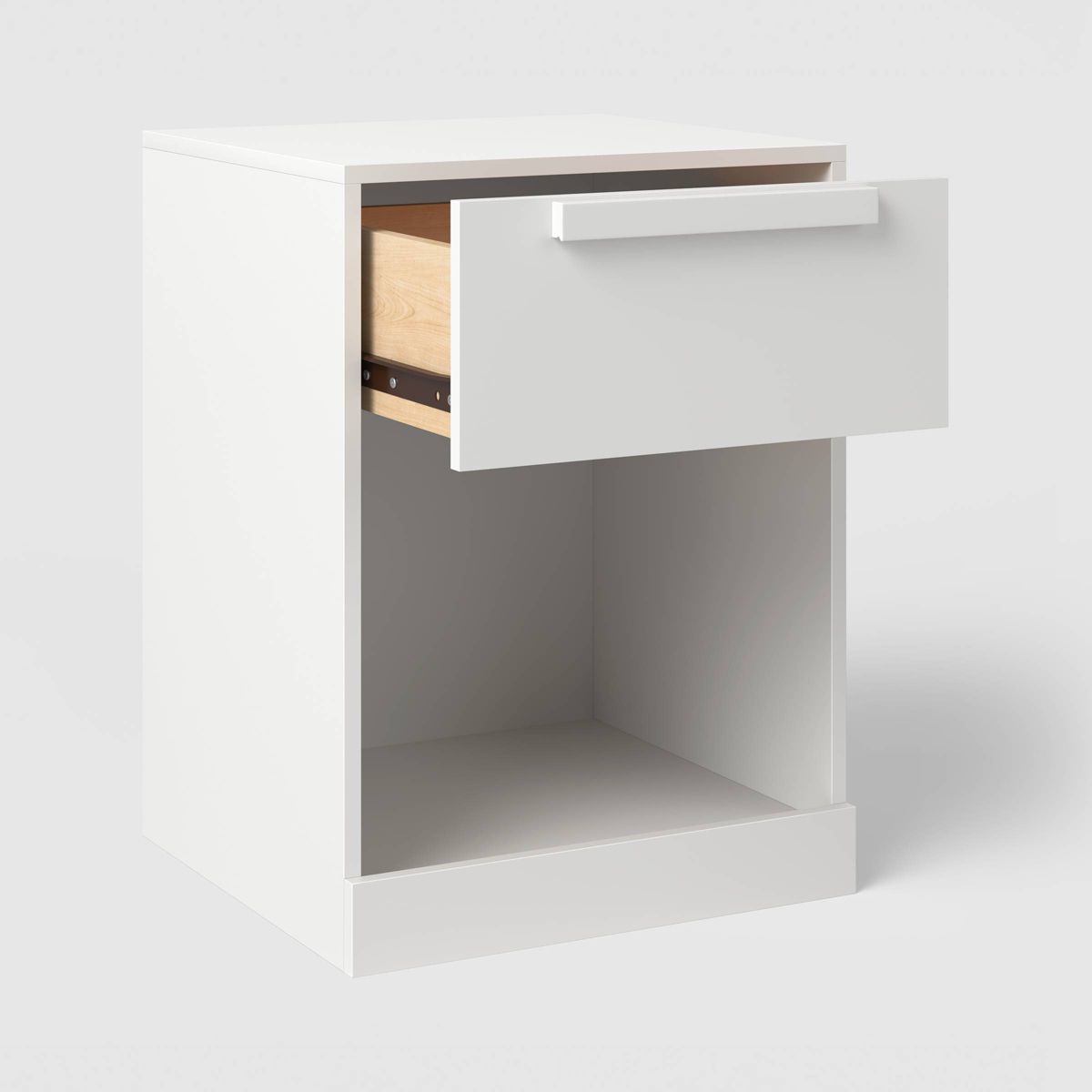 Modern Nightstand with Drawer White - Room Essentials