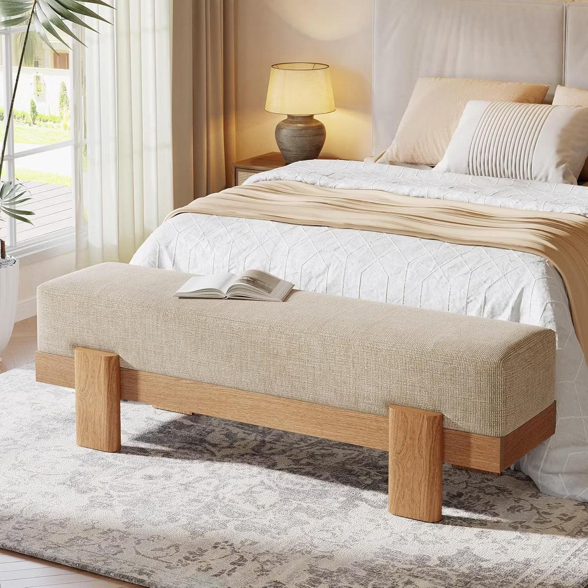 Upholstered Bedroom Bench Seat