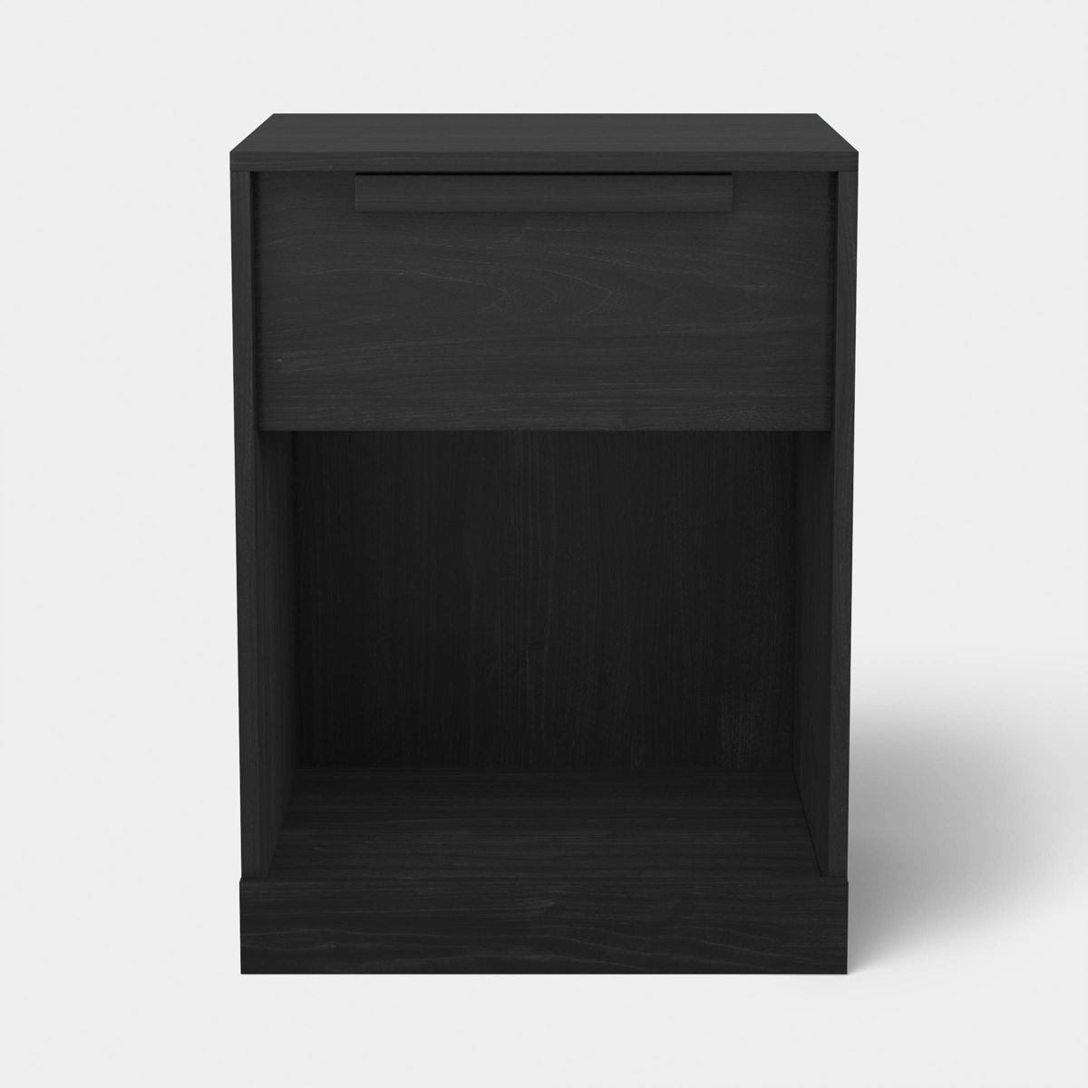Modern Nightstand with Drawer Black - Room Essentials