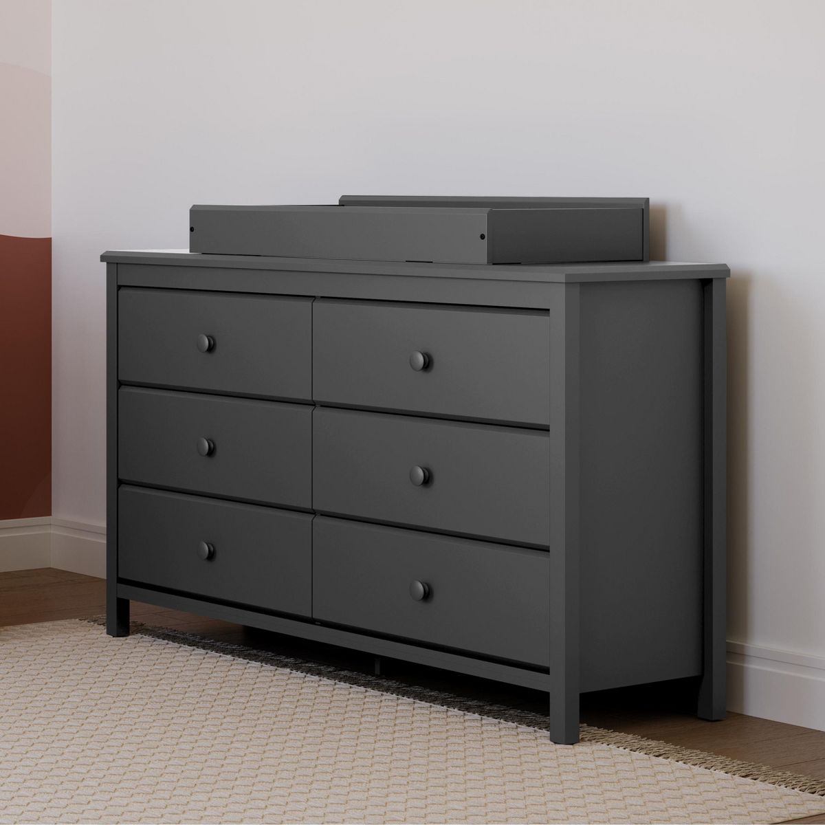 Storkcraft Alpine 6-Drawer Dresser Gray - Storkcraft