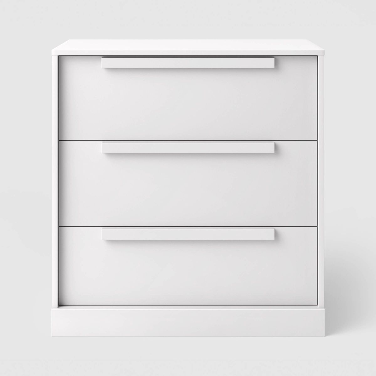 Modern 3 Drawer Dresser White - Room Essentials