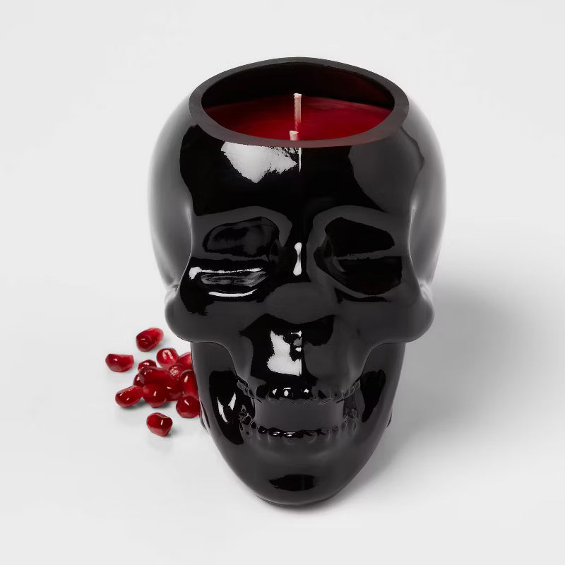 2 Wick 18oz Skull Shaped Filled